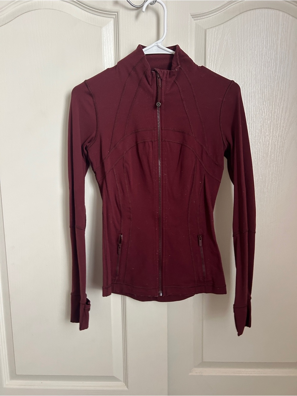 Lululemon Define Jacket Burgundy Zip-Up